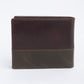 Men's Brown Colorblock Bi-Fold Wallet - 3 View
