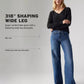 Women's 318 Dark Indigo Shaping Wide Leg Fit Mid Rise Jeans - 2fda3119-f424-4d35-90f6-7bd870ec2a0b View