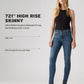 Women's 721 Dark Blue Skinny Fit High Rise Jeans - 231c23f6-f356-4aa5-9634-75c42cfbf6c9 View