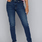 Women's 711 Blue Skinny Fit Mid Rise Jeans - a02eae06-4ea8-43d9-8bdd-f89d5b27ccbe1737980011510-Womens-Mid-Rise-711-Skinny-Blue-Jeans-6751737980010860-1 View