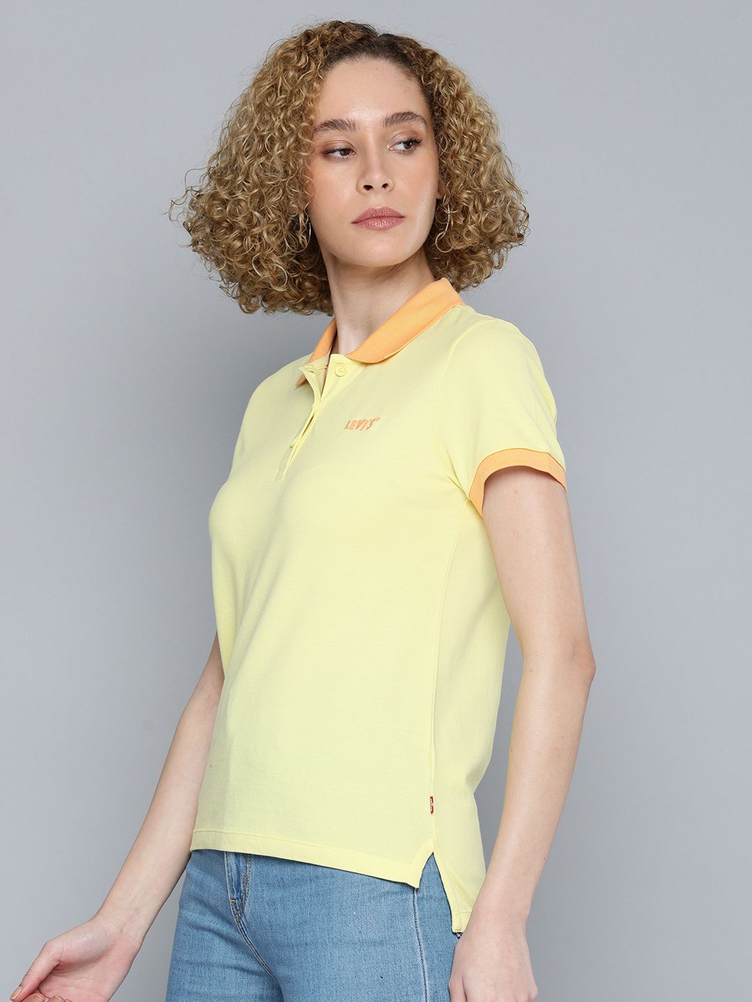 Women's Solid Polo T-shirt - a056314a6b8637038b872c9f2dcf6463 View