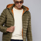 Men's Quilted Brown Hooded Puffer Jacket - a17d8283-1368-4cf7-8ec8-0d72ee8fd7b61725617685514-Levis-Men-Jackets-491725617684854-1 View
