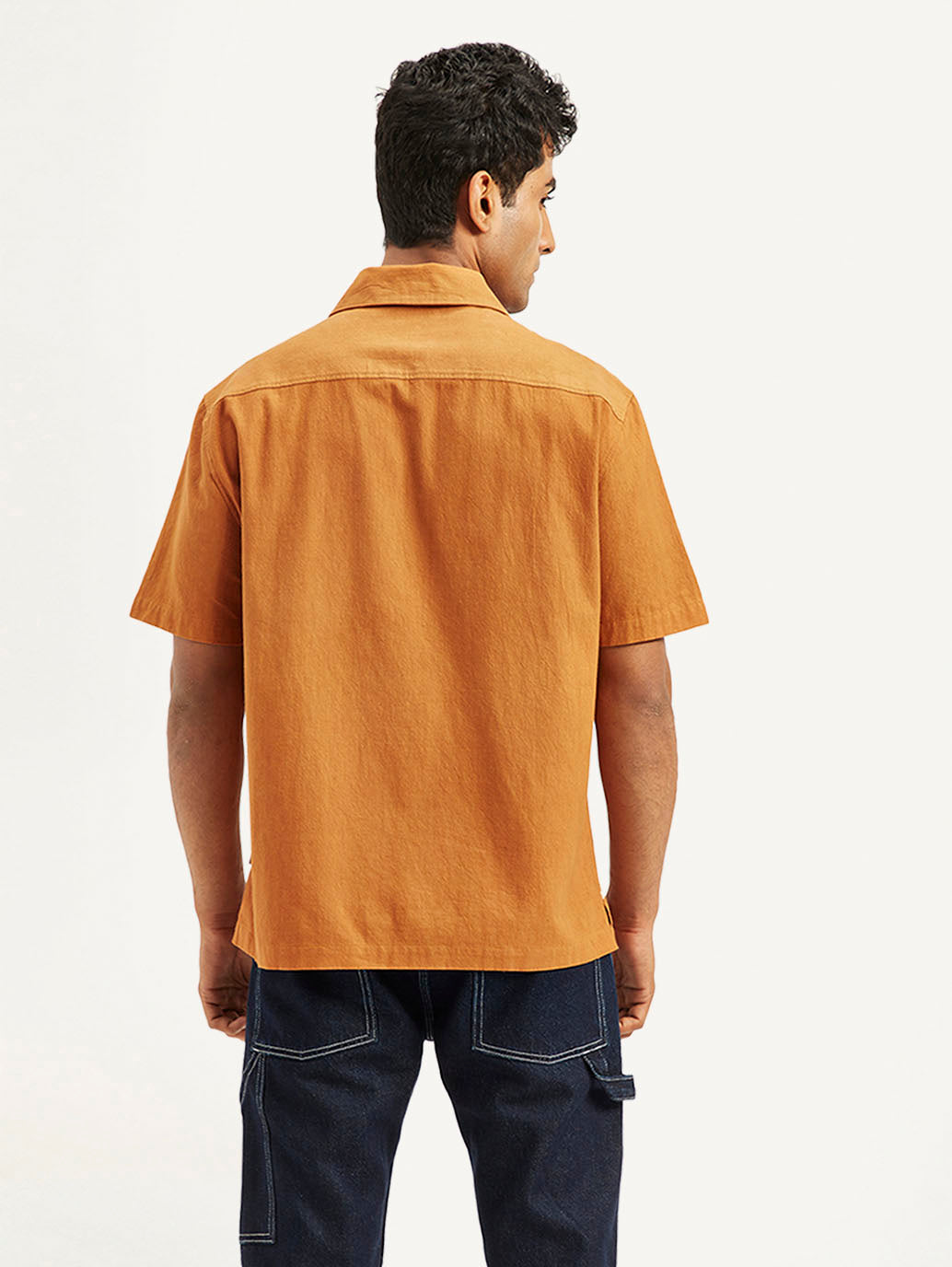Men's Resort Collar Embroidered Relaxed Fit Shirt - a27eea2be83b60e2255c1d17f46e85f0 View