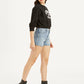Women's High Rise Blue Regular Fit Shorts - a2a0e50c0badbb48143502161887ba1e View