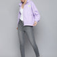 Women's Solid Purple Hooded Jacket - a2bd59f4-17b1-4229-b6ad-316c8c231fd81694427698847-Levis-Women-Jackets-4261694427698347-5 View