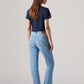 Women's 501 Blue Straight Fit High Rise Jeans - a33f952289e2018fc0558a49a3234bed View