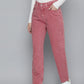 Women's 80s Mom Pink Loose Fit High Rise Jeans - 2 View