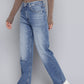 Women's Blue Ribcage Straight Fit High Rise Jeans - a3b2251b-9672-4867-82f9-a3861b2794f21739526833427-Womens-High-Rise-Ribcage-Slim-Straight-Fit-Blue-Jeans-439173-2 View