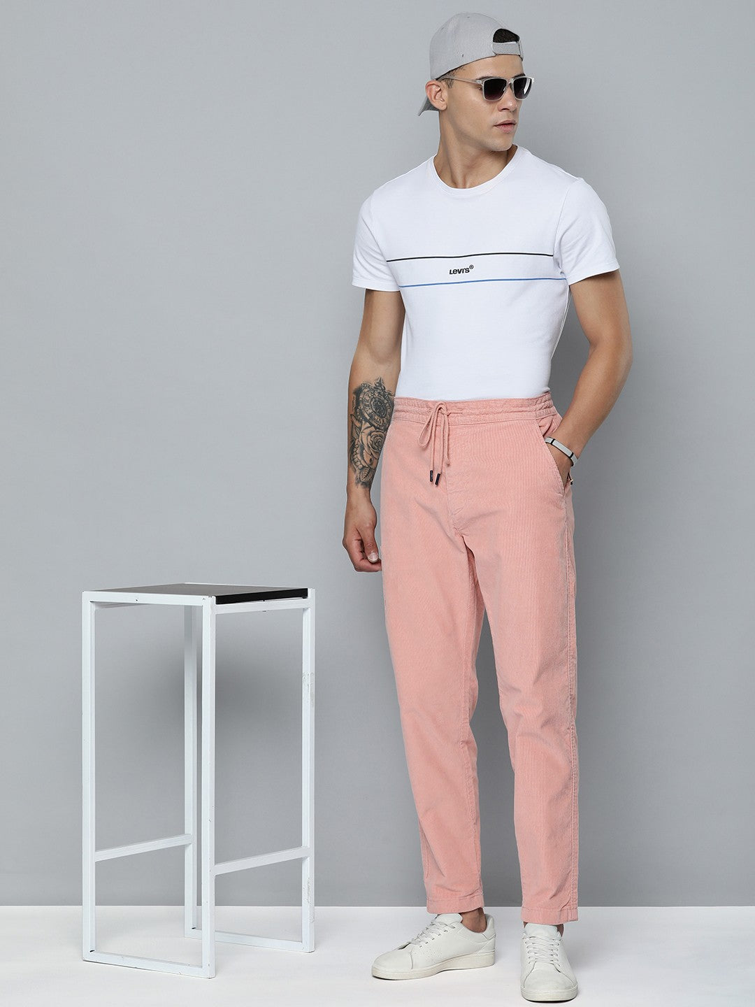 Men's Slim Fit Trousers - 4 View