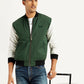 Men's Colorblock Green Bomber Jacket - a60a93c3f8fd678572aab7f27e233574 View