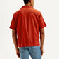 Men's Resort Collar Chevron Relaxed Fit Shirt - Back View