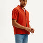 Men's Resort Collar Chevron Relaxed Fit Shirt - Side View