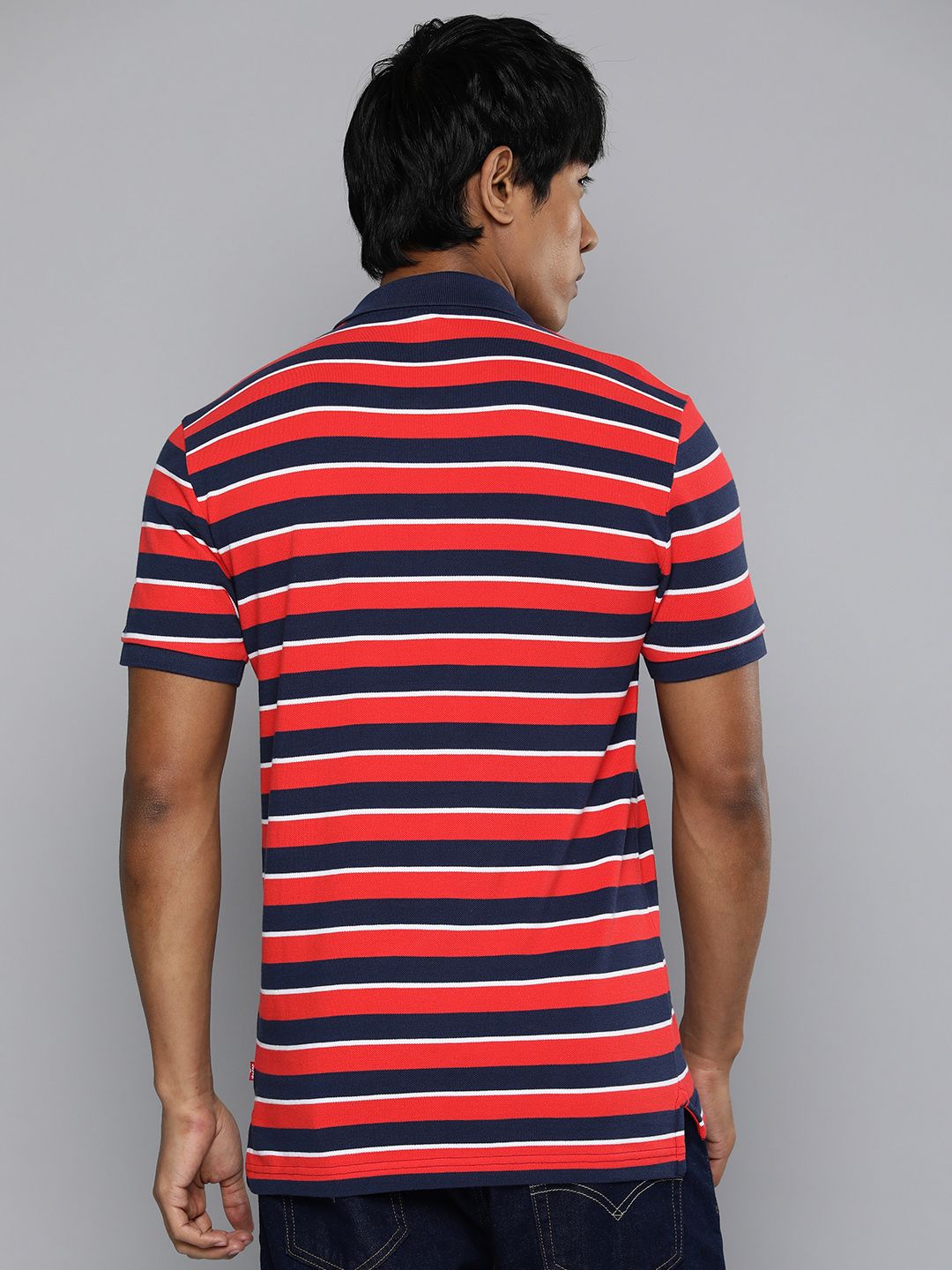 Men's Striped Polo T-shirt - aecb61cf31940c09b3cea00f1b225389 View