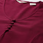 Women's Solid Red V Neck Dresses - afa644d8-5669-4690-99d2-76df58b99b921685696340384-Levis-Women-Dresses-1351685696339949-2 View
