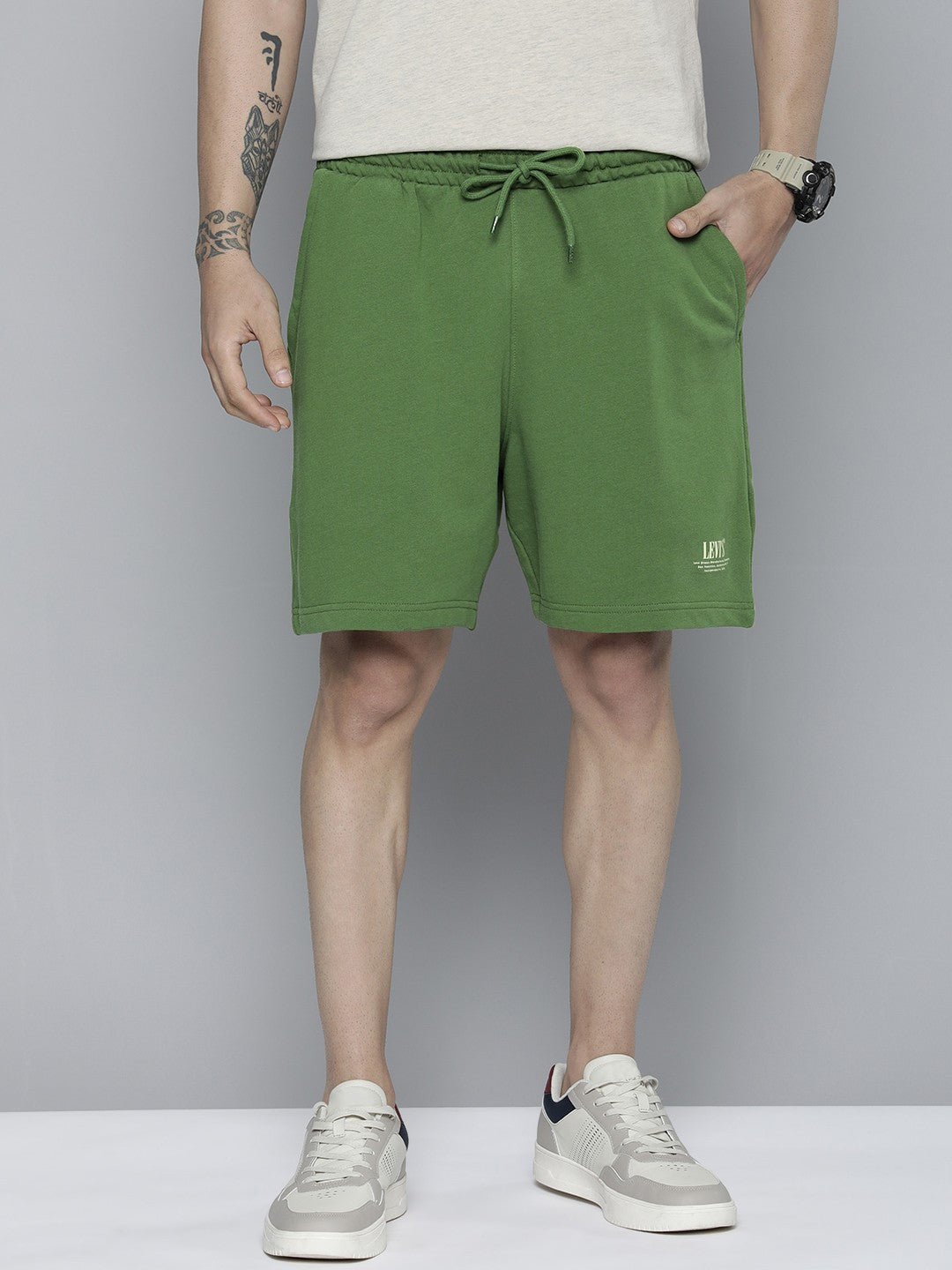 Men's Red Regular Fit Shorts - b1492342-f15d-452b-bc67-a645c8c3f5cc1710924603059-Levis-Men-Shorts-5881710924602466-1 View