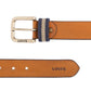 Men's Tan Solid Belt - b603910b-27a1-4d87-89e8-c567e1d5ae511742204279122-Men-Solid-Leather-Belt-8121742204278975-3 View