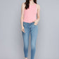 Women's 710 Blue Skinny Fit Mid Rise Jeans - b6d5915be10a2639cfd4bff8ed7a61b8 View
