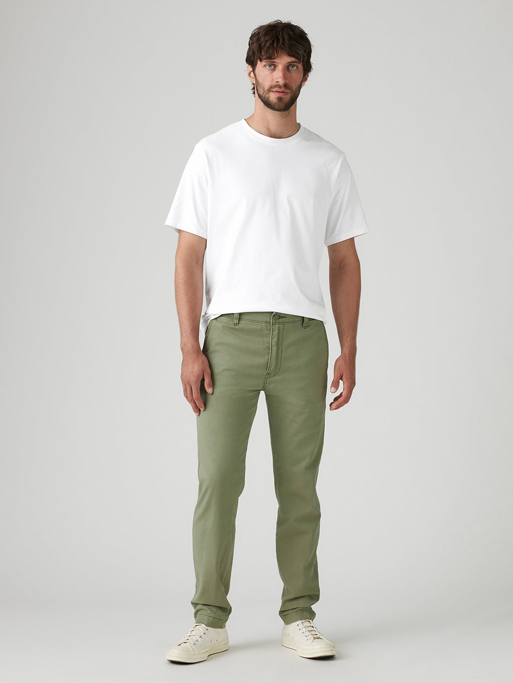 Men's Green Regular Fit Chinos - b9ac46ec5523daf06298dc8aa34b1ffc View