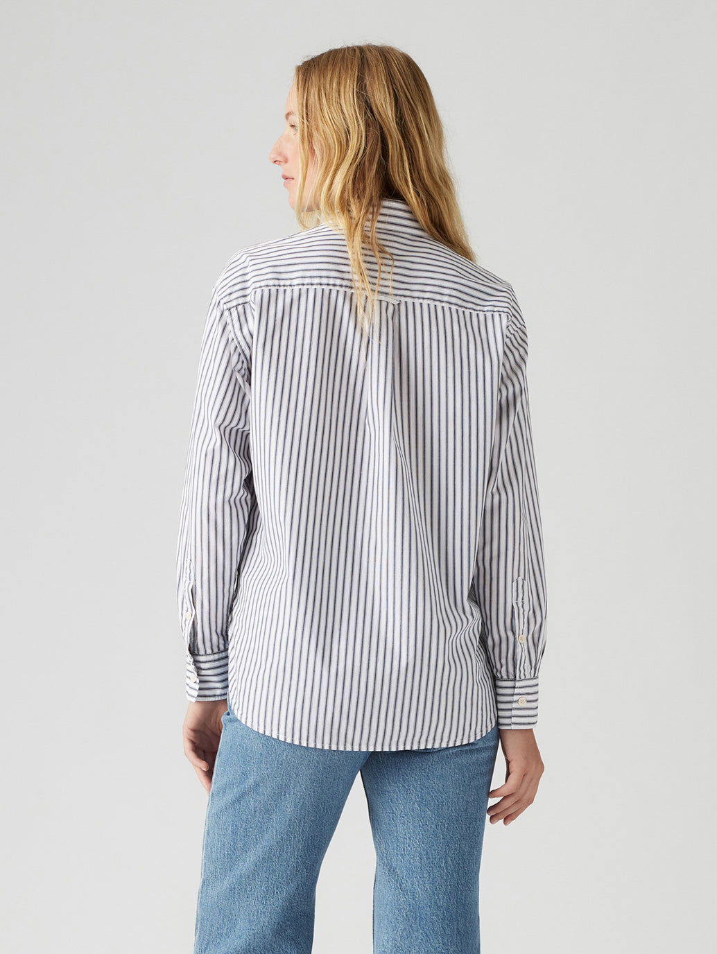 Women's Striped Relaxed Fit Shirt - ba318b37d0048c4f2aa53fb720b57aa4 View