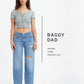Women's Baggy Dad Barrel Fit Mid Rise Linen Trousers - 1e859fb0-4e7f-4f4a-93f8-7f7ede117878 View