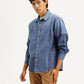 Men's Colorblock Relaxed Fit Denim Overshirt - bf4718c90972f774fec7bd222eb40a19 View