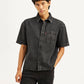 Men's Solid Relaxed Fit Denim Overshirt - c1e051784b2f3a0d84168f3cb8c81aae View