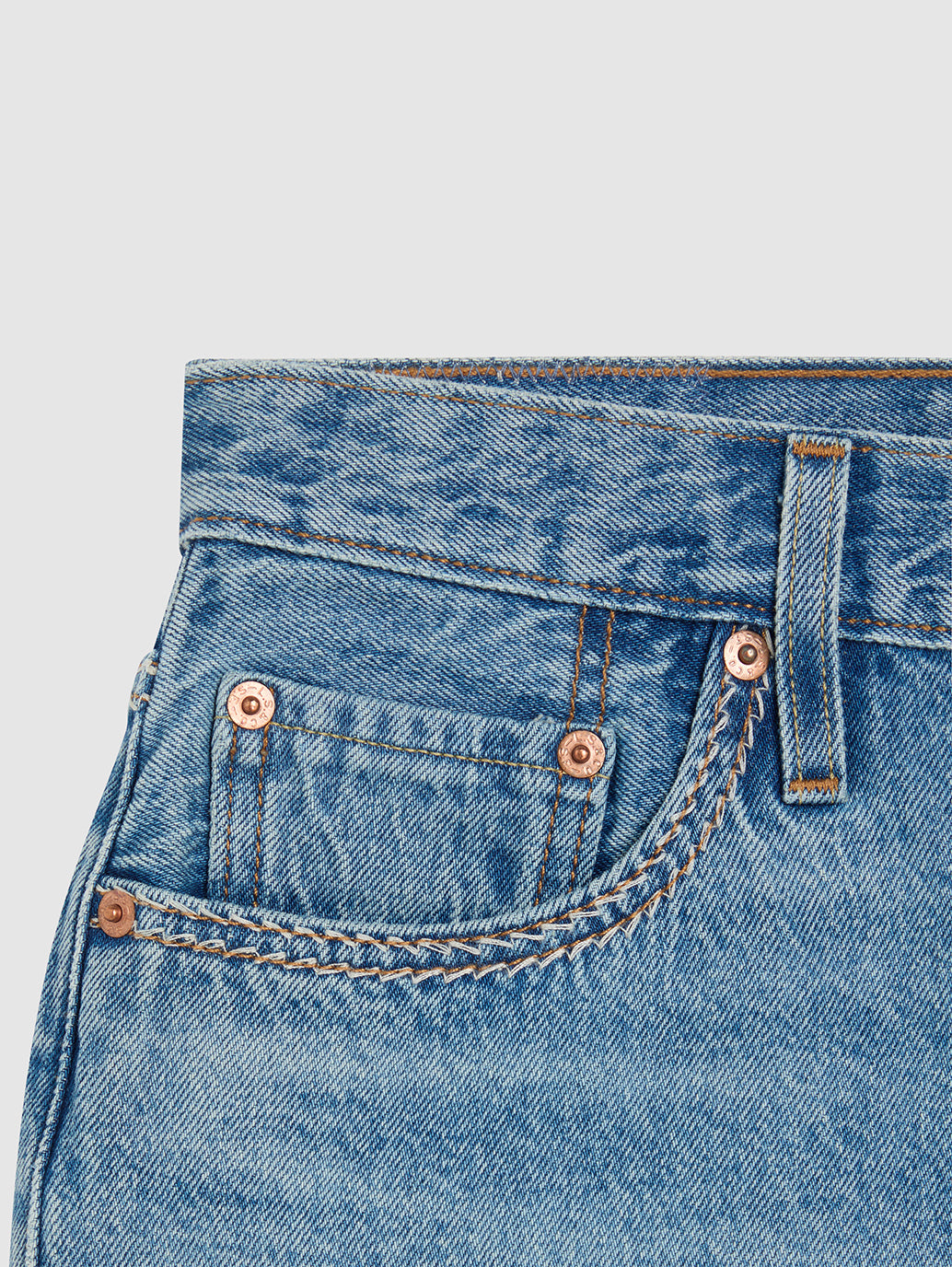 Women's 501 Mid Rise Blue Straight Fit Shorts - c8df2ae3afb988f851d782c1de334a3d View