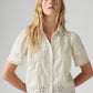 Women's Schiffli Spread Collar Shirt - cc84871ea37daa6554bce7b8d13e29be View