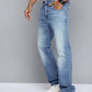 Men's 517 Indigo Bootcut Fit Mid Rise Jeans - d1215676-5994-4e96-8758-8ca0fe21fa701729855086925-Levis-Men-517-Bootcut-Heavy-Fade-Stretchable-Jeans-216172985-2 View