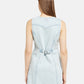 Women's Solid Light Blue Mini Dress - d2d09c337d0a9e3ec98667bb659f16c9 View