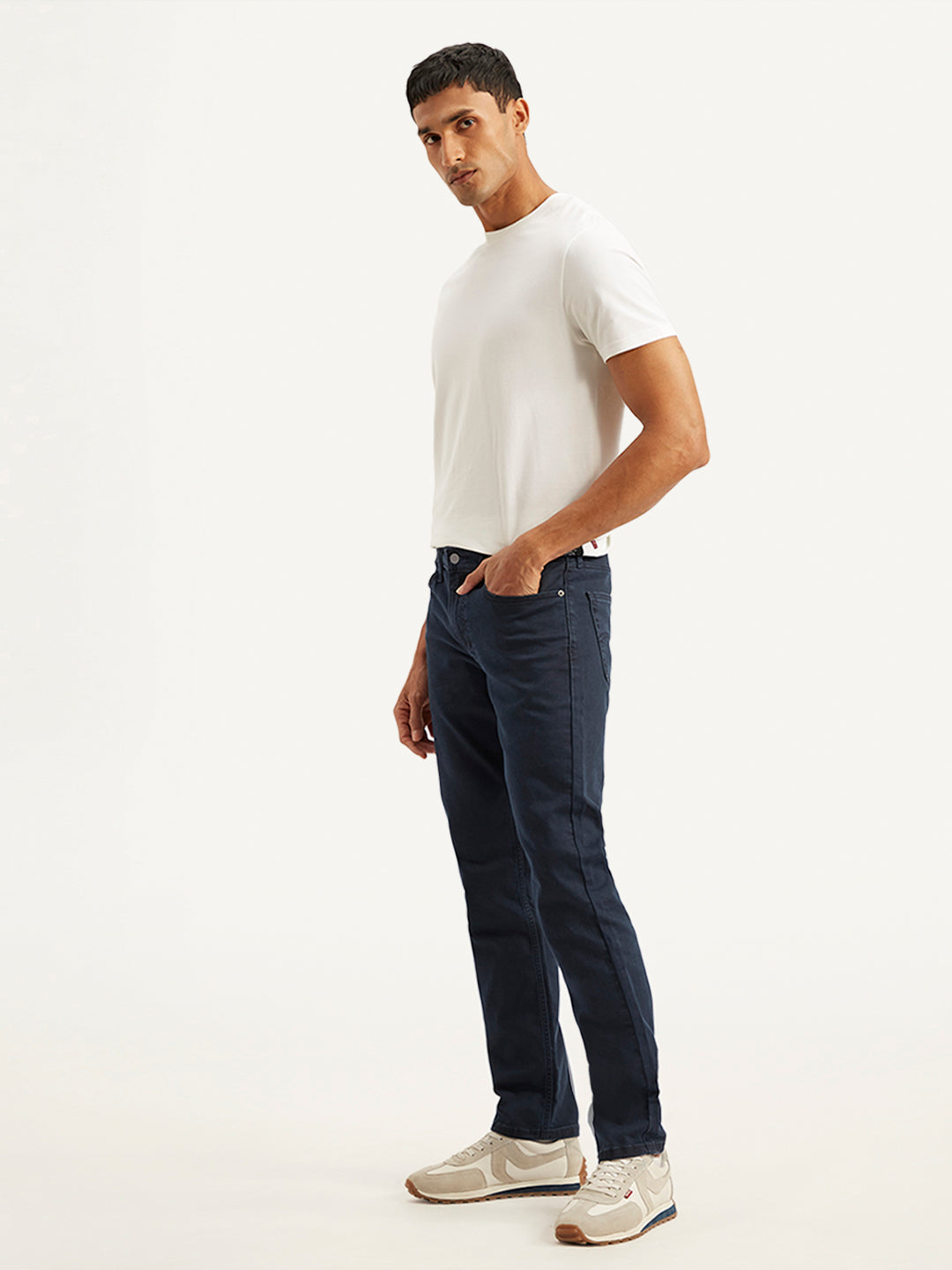 Men's 511 Dark Blue Slim Fit Mid Rise Jeans - d55bcb1d02bc6d1afd80042e664b339c View