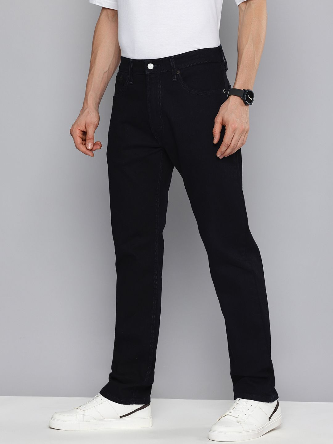 Men's 551 Blue Loose Fit Mid Rise Jeans - d5db1e5233dfd4c55c463bfe7d1299b1 View