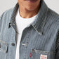 Men's Striped Blue Shacket - dad302eed96c2ab091f7d5c5d3759946 View