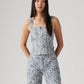 Women's Floral Blue Square Neck Corset Top - dd2a37dd73c09fe8d6d147238193a796 View