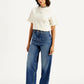 Women's Blue Loose Fit High Rise Jeans - 05a34253-5cd1-473b-8d3b-2b615167af70 View