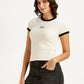 Women's Solid Slim Fit T-Shirt - 264c123c-41c3-49c1-9664-f384f4b5d9cd View