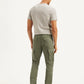 Men's Olive Relaxed Fit Cargo Trousers - 4b104eda-816f-4288-af80-e6408f438c9c View