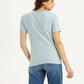 Women's Textured Slim Fit T-Shirt - 4cbf5e84-60d3-4365-aa9e-881f710d831c View