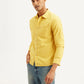Men's Solid Slim Fit Corduroy Shirt - 5f66aada-87bd-42a7-b5dd-e5c345443e5d View
