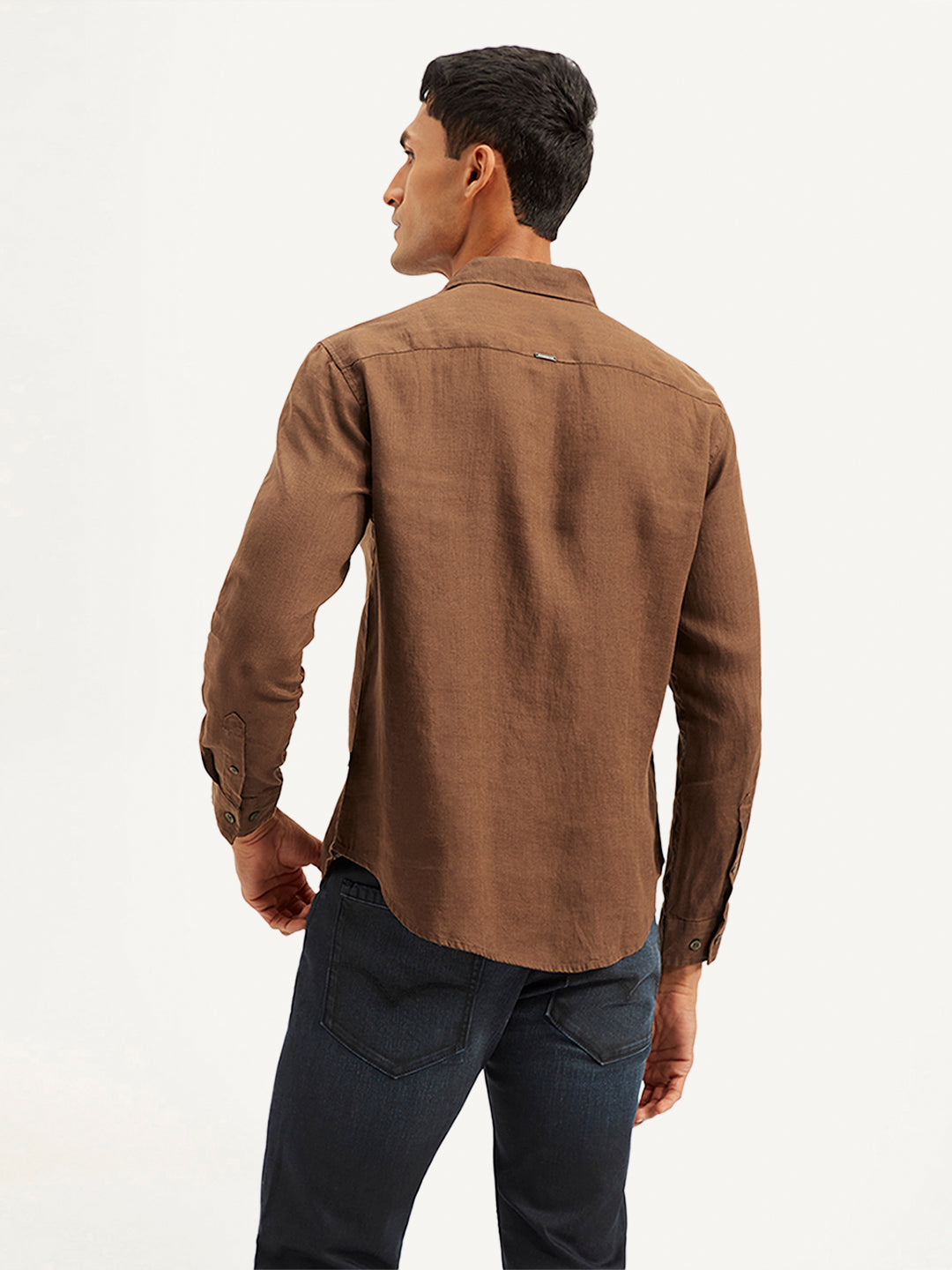 Men's Redloop Solid Slim Fit Shirt - 5f9ba393-28fa-49db-a596-dbc725501066 View