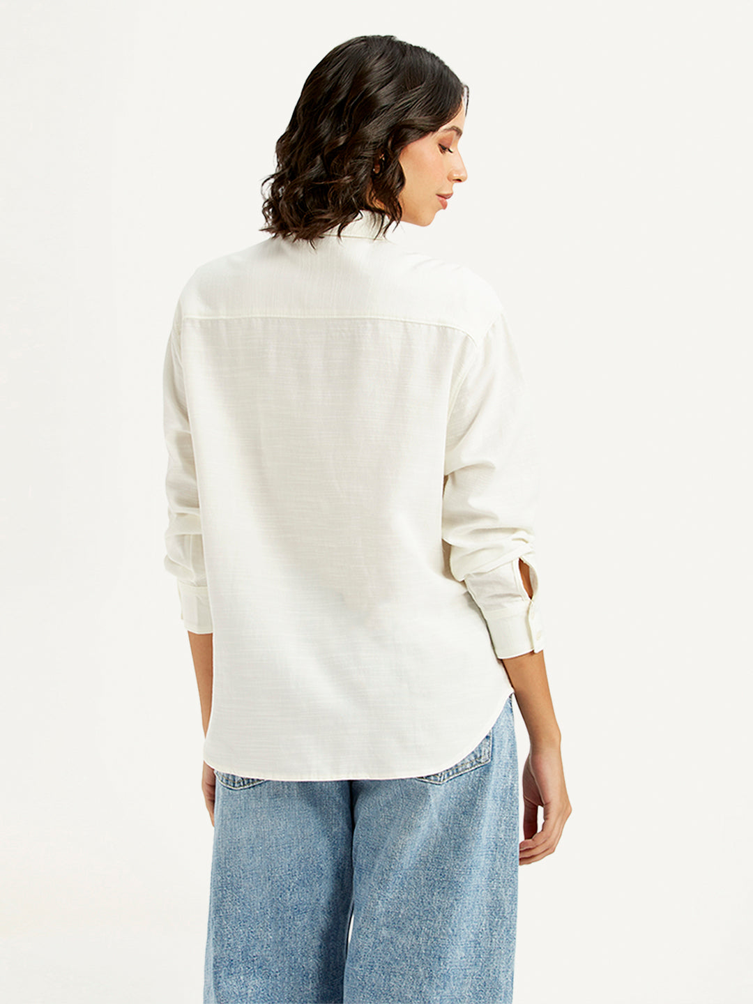 Women's Solid Relaxed Fit Shirt - 84e6e324-2871-40c5-bd49-2f818c2b3269 View