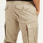 Men's Beige Relaxed Fit Cargo Trousers - d36cf94b-eb5c-4eb9-91ae-8f66c81d6a87 View