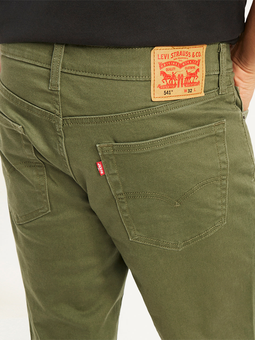Men's Olive Tapered Shorts - d4f5c797-401b-4323-bc4b-77d68f4783c7 View
