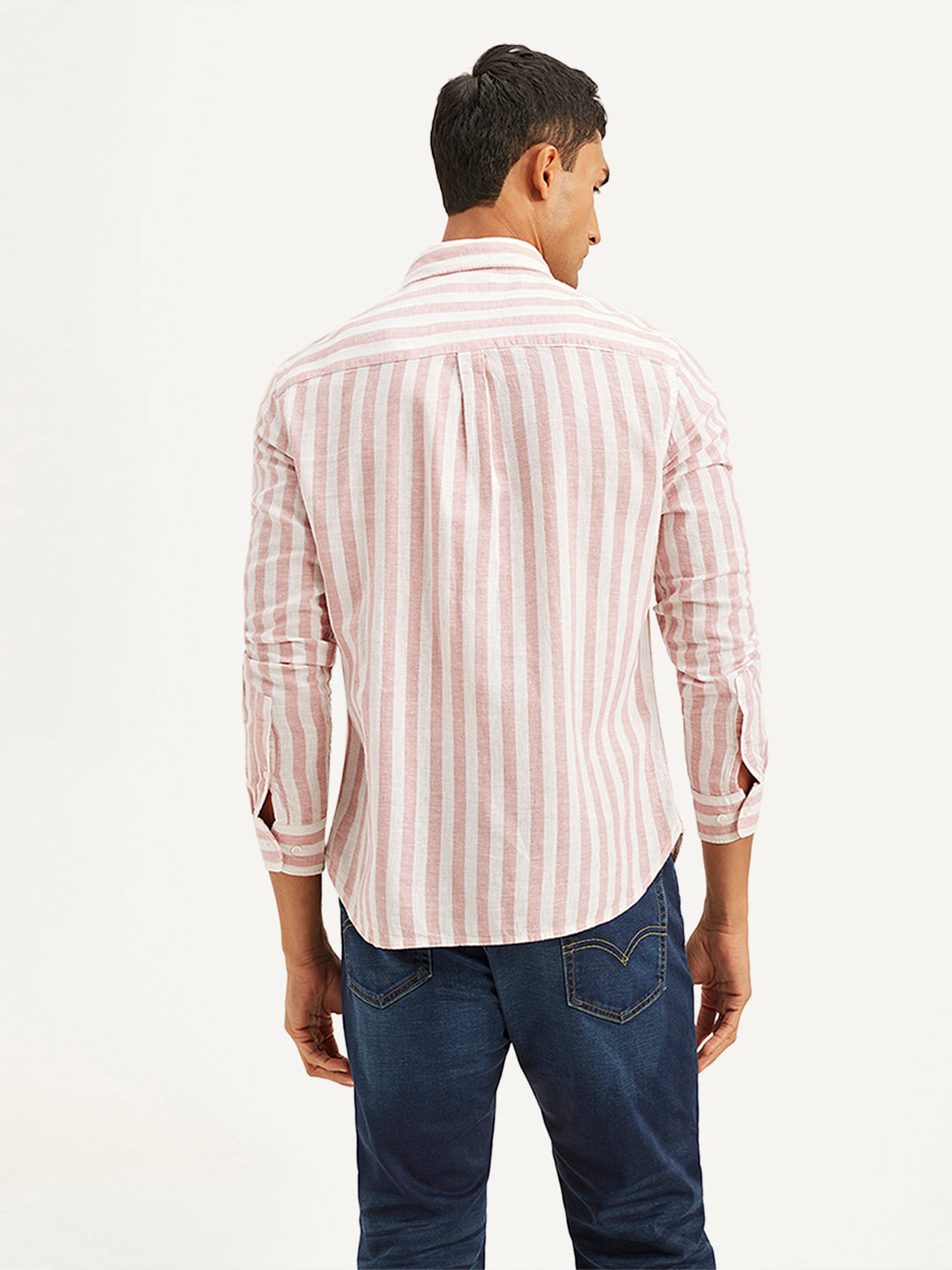 Men's Striped Slim Fit Shirt - db5abcc4-b7bf-4b72-ae47-b2fb90c6db1b View