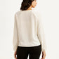 Women's Solid Off-White V Neck Top - e536c19f-1f67-46c4-9d89-47e3ae16cc41 View