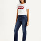 Women's Blue Wedgie Straight Fit High Rise Jeans - f526704e-4fd5-4fc5-aaf4-a6ce835b3a34 View