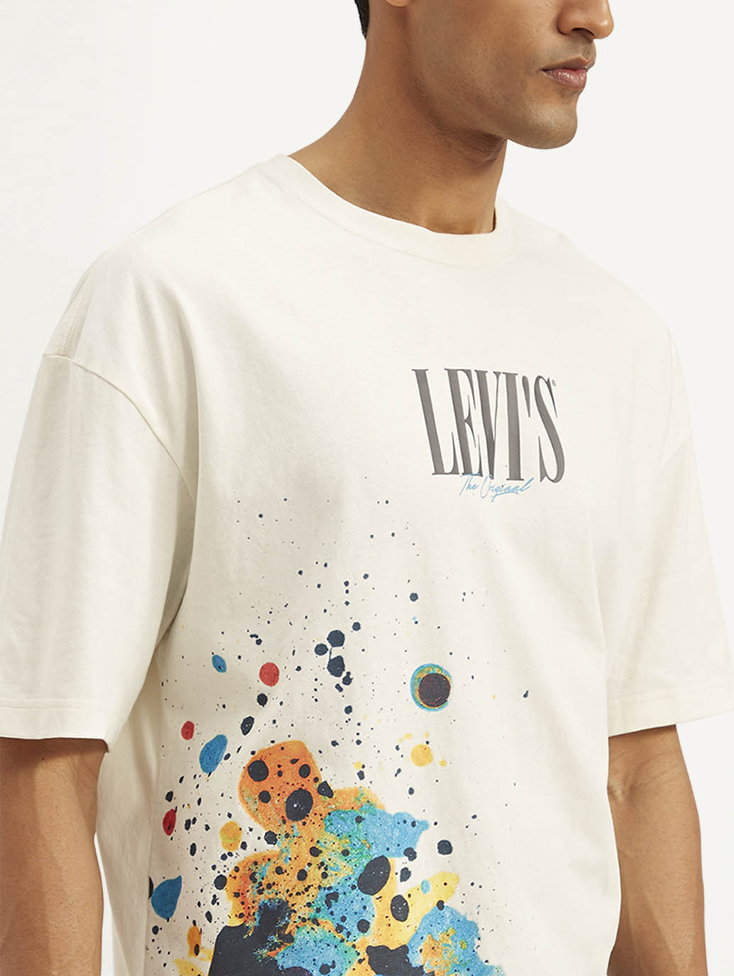 Men's Graphic Print Loose Fit T-shirt - e849a73157fca8b7bc28e351e6ac12a6 View