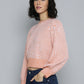 Women's Abstract Print Crew Neck Sweater - ed47d468-5903-4221-bed3-b9753b14230f1698903396895-Levis-Women-Sweaters-7721698903396488-3 View