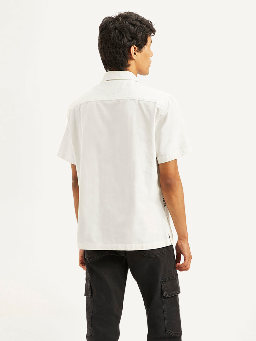 Men's Resort Collar Embroidered Relaxed Fit Shirt - ef226d1a3ae64a223d595b405954bfc3 View
