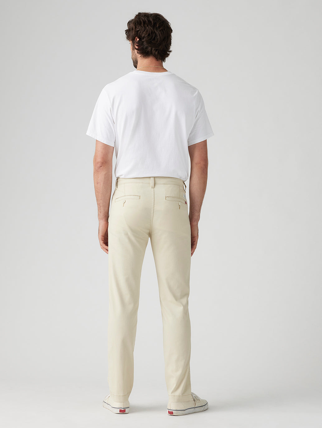 Men's Cream Regular Fit Chinos - f0dd762fa0e7703000f99da2ff30f05e View